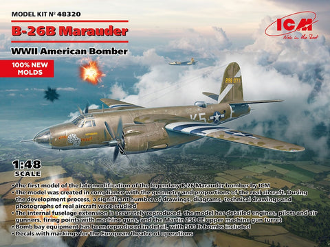 ICM 48320 1/48 scale B-26B Marauder kit - BlackMike Models