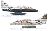 Magic Factory 5002 1/48 scale A-4M Skyhawk 2 in 1 kit decal options - BlackMike Models