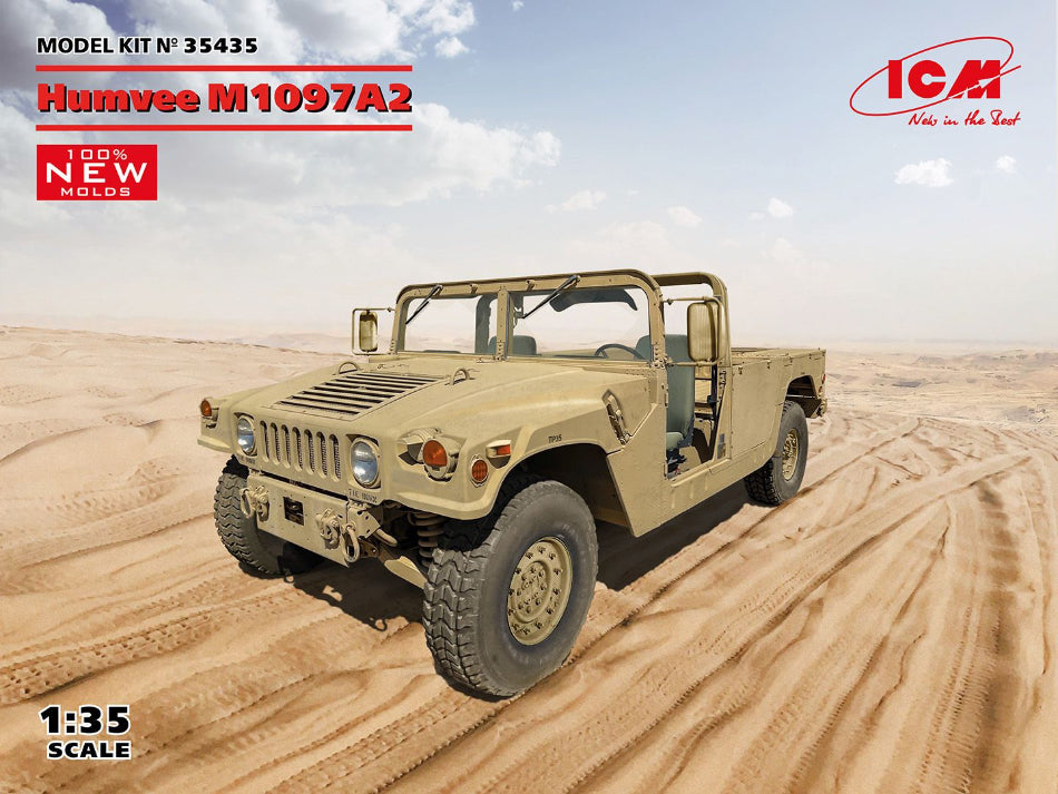 ICM 35435 1/35 Humvee M1097A2 kit - BlackMike Models