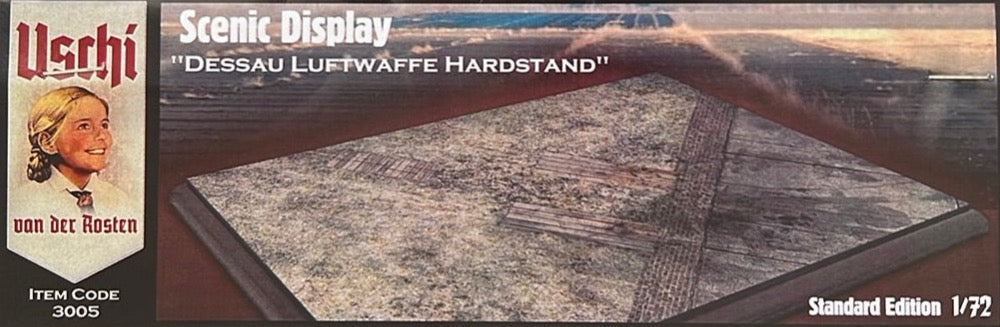 Uschi Van Der Rosten 3005 1/72 scale Dessau Luftwaffe Hardstand Standard Edition Scenic Display - BlackMike Models