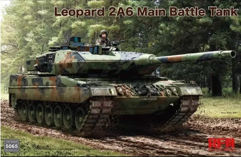 Rye Field Model RM-5065 1/35 scale Leopard 2A6 MBT kit - BlackMike Models