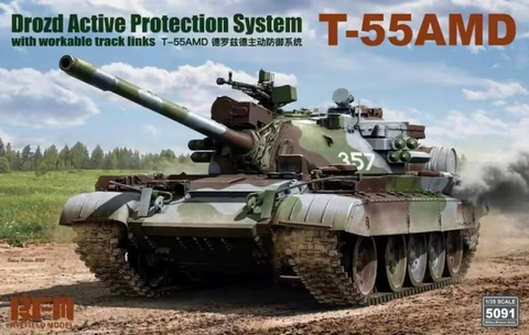 RFM RM-5091 1/35 scale T-55AMD Drozd APS kit - BlackMike Models