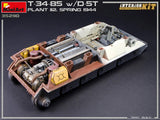 Miniart 1/35 T-34/85 w/D-5T Plant 112 Spring 1944 interior painted