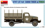 Miniart 35389 1/35 scale G7117 1.5T 4x4 cargo truck with winch kit 1 - BlackMike Models