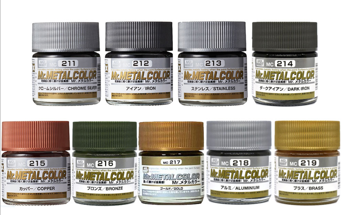 Mr Metal Color paint range - BlackMike Models