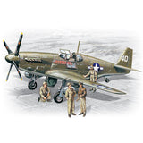 ICM48125 1/48 scale P-51B Mustang plastic model kit boxart - BlackMike Models
