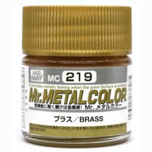 Mr Metal Color MC219 Brass - BlackMike Models