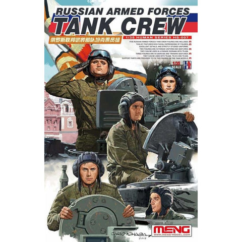 Meng HS-007 1/35 Russian Armed Forces Tank Crew - BlackMike Models