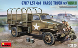 Miniart 35389 1/35 scale G7117 1.5T 4x4 cargo truck with winch kit - BlackMike Models