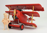 Suyata SK001 Cartoon Fokker Dr.1 and Red Baron easy build kit assembled example - BlackMike Models