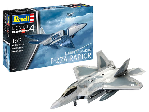 Revell 03858 1/72 scale F-22A Raptor kit - BlackMike Models