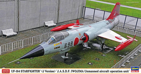 Hasegawa 1/48 Lockheed UF-104J Starfighter 'J.A.S.D.F. IWOJIMA Unmanned Aircraft Operation Unit' Limited Edition - BlackMike Models