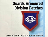 Archer Fine Transfers FG35022 1/35 British Guards Armoured Division Uniform patches Transfer set - BlackMike Models
