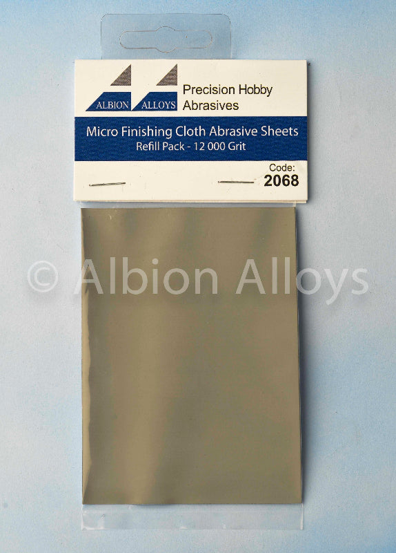 Albion Alloys Micro Finishing Cloth Abrasive Sheets - BlackMike Models