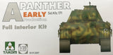 Takom 2097 1/35 Panther A Early production kit with full interior - BlackMike Models