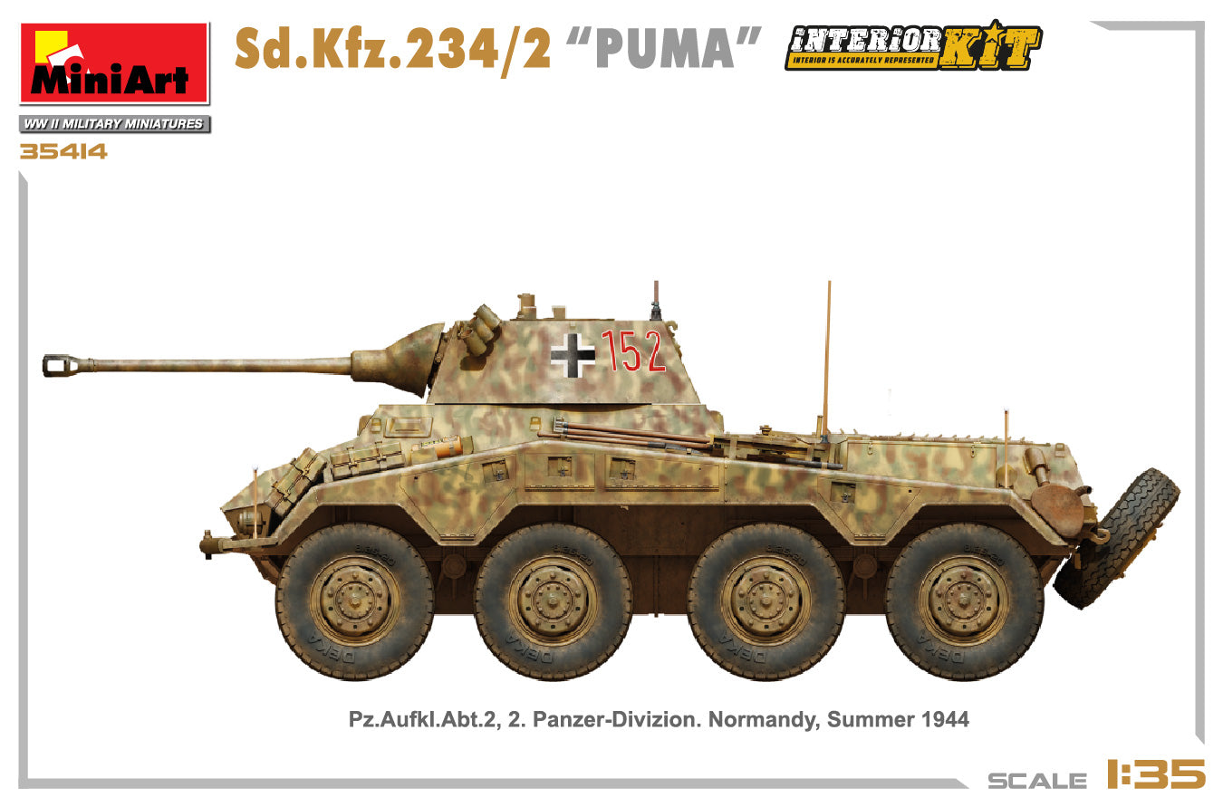 Miniart 35419 1/35 Sd.Kfz.234/2 Puma kit