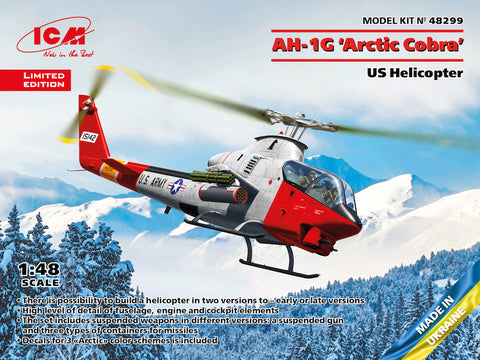 ICM 48299 1/48 scale AH-1G Arctic Cobra Ltd Ed kit - BlackMike Models