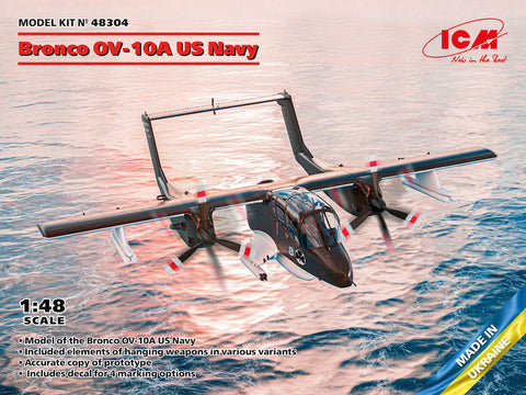 ICM 48304 1/48 scale OV-10A US Navy kit - BlackMike Models