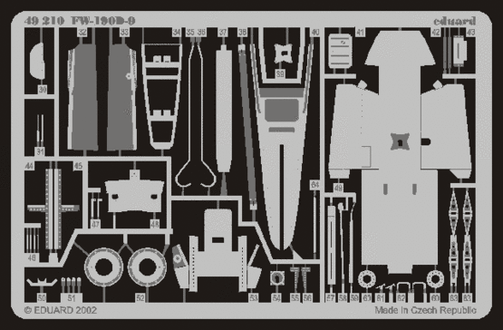 Eduard 49210 1/48 Fw190D-9 Photo-etch set for Tamiya kits - BlackMike Models