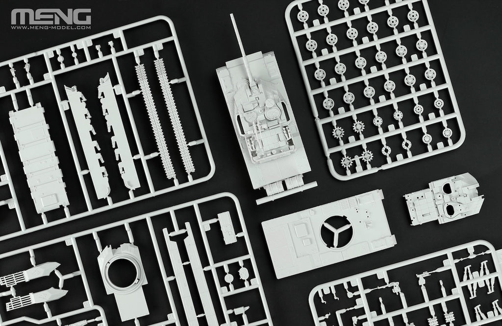 Meng 72-001 1/72 scale ZTQ15 PLA Chinese Light Tank kit 3 - BlackMike Models