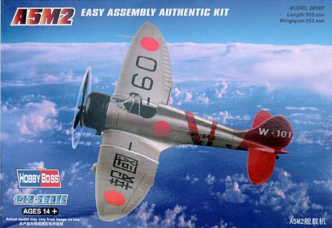 Hobby Boss 80288 1/72 Mitsubishi A5M2 Claude Easy Assembly kit - BlackMike Models