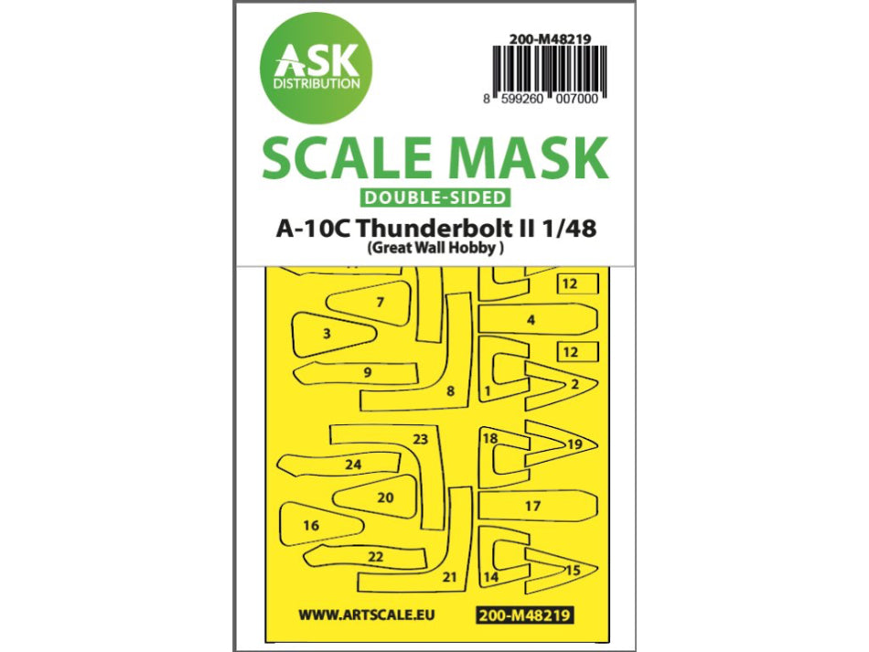 ASK Scale mask set for GWH A-10C kit