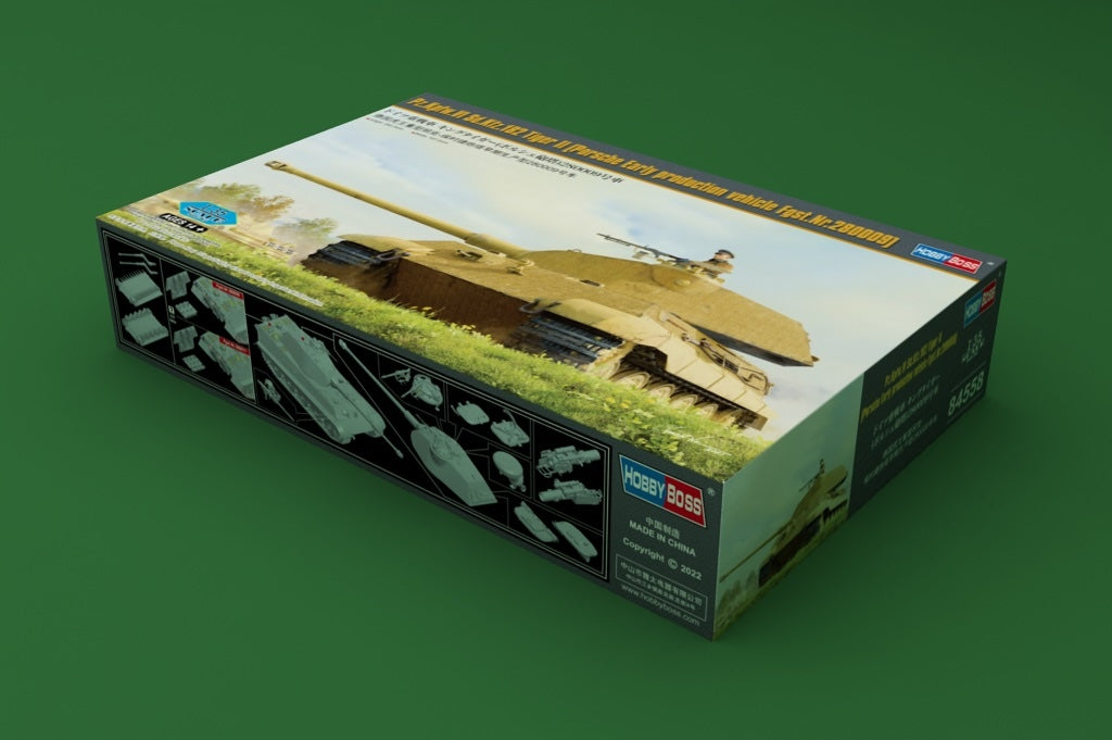 Hobby Boss 84558 1/35 scale Pz.Kpfw. VI Tiger II early production type kit - BlackMike Models