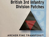 Archer Fine Transfers FG35021 1/35 British 3rd Division patches Transfer set - BlackMike Models