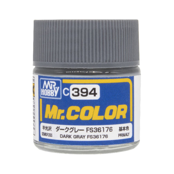 Mr Color C394 DarkGray FS36176 Semi Gloss acrylic paint 10ml - BlackMike Models