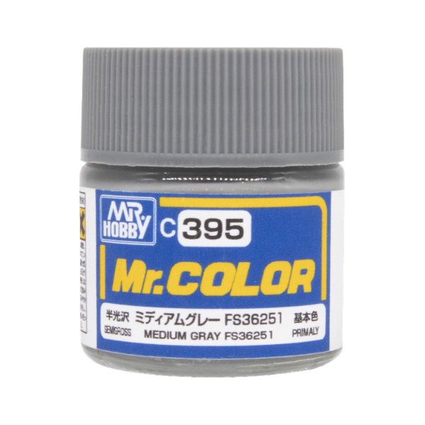 Mr Color C395 Medium Gray FS36251 Semi Gloss acrylic paint 10ml - BlackMike Models