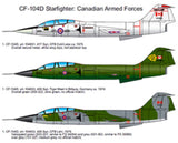 Kinetic K48095 1/48 CF-104D RCAF Starfighter kit