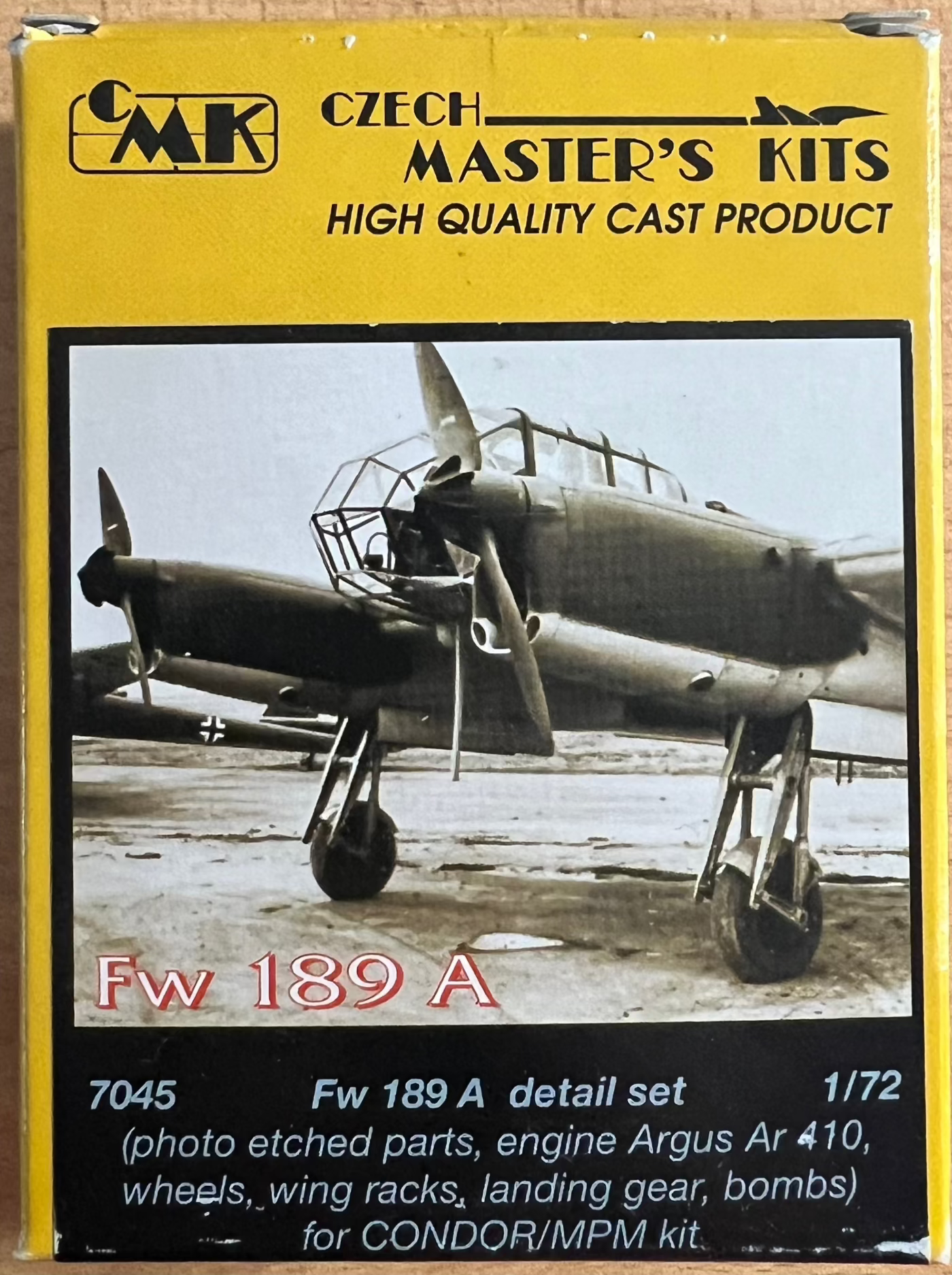 CMK 7045 1/72 Fw189A Detail Set (Pre-Owned) - BlackMike Models