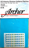 Archer Fine Transfers FG35034 1/35 US Infantry Division Uniform patches Transfer set - BlackMike Models