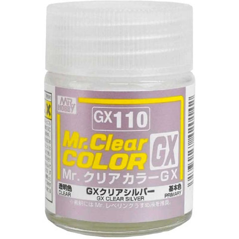 Mr Clear Color GX110 Clear Silver 18ml - BlackMike Models