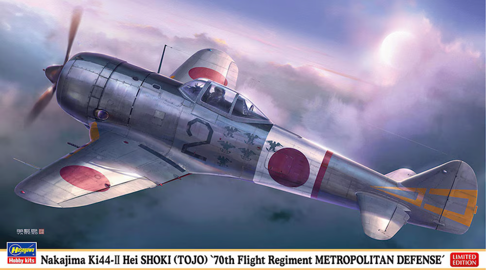 Hasegawa 07542 1/48 Nakajima Ki44-II Hei SHOKI (Tojo) Ltd Ed kit - BlackMike Models