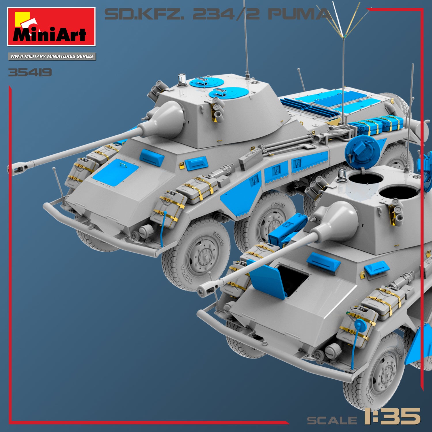 Miniart 35419 1/35 Sd.Kfz.234/2 Puma kit
