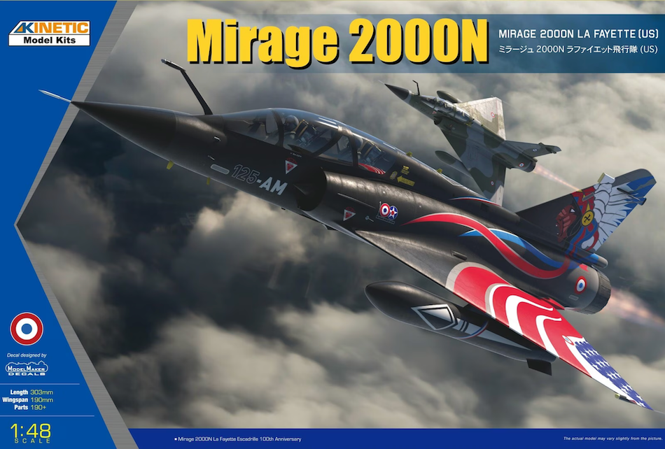 Kinetic Mirage 2000N La Fayette (US) kit - BlackMike Models