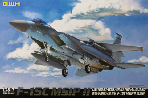 Great Wall Hobby L4817 1/48 scale F-15C MSIP II Eagle kit - BlackMike Models