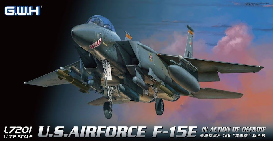 Great Wall Hobby L7201 1/72 scale F-15E Strike Eagle kit - BlackMike Models