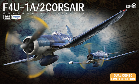 Magic Factory 1/48 scale F4U-1A/2 Vought Corsair Dual Combo Ltd Ed kit - BlackMike Models