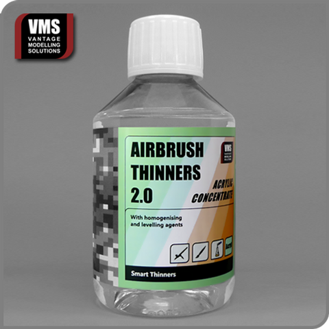 VMS TH01C Airbrush Thinners Acrylic concentrate 200ml - BlackMike Models