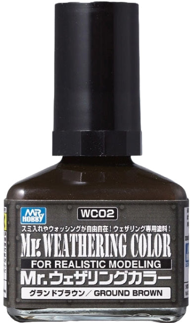 Mr Weathering Color WC02 Ground Brown Wash 40ml