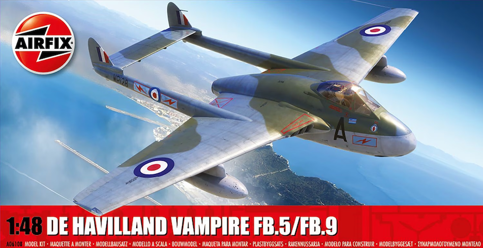 Airfix De Havilland Vampire FB.5/FB.9 box