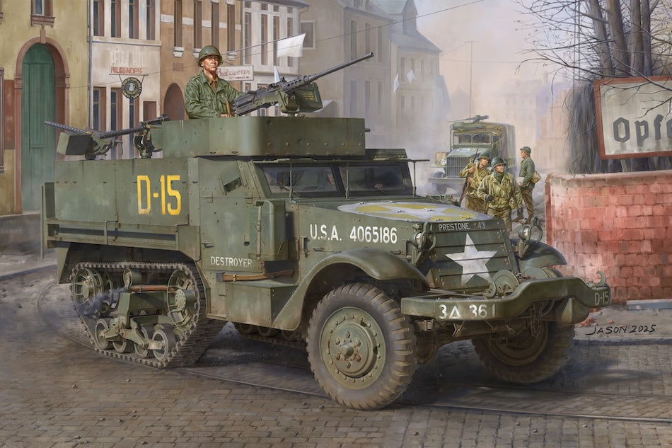 AHHQ 1/16 M3 US Army Halftrack kit box art