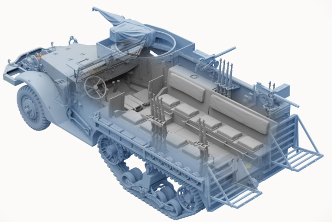 3D model of a tank on a white background