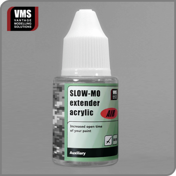 VMS Vantage Modelling Solutions AX08 Slow-Mo extender acrylic (Airbrush) 30ml - BlackMike Models