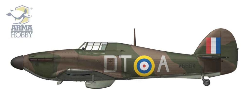 ARMA Hobby 1/48 Hurricane Mk.I kit decal option 2