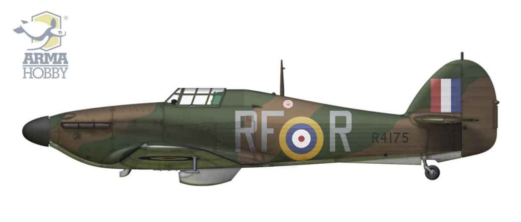 ARMA Hobby 1/48 Hurricane Mk.I kit decal option 3