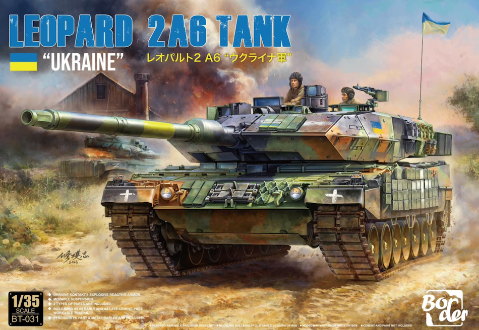 Border Model BT-031 1/35 scale Leopard 2A6 "Ukraine" kit - BlackMike Models