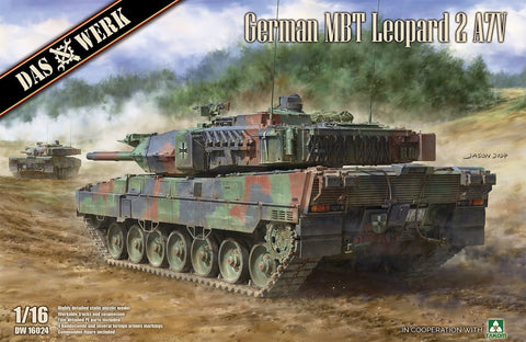 Das Werk DW16024 1/16 Leopard 2A7V German MBT kit - BlackMike Models